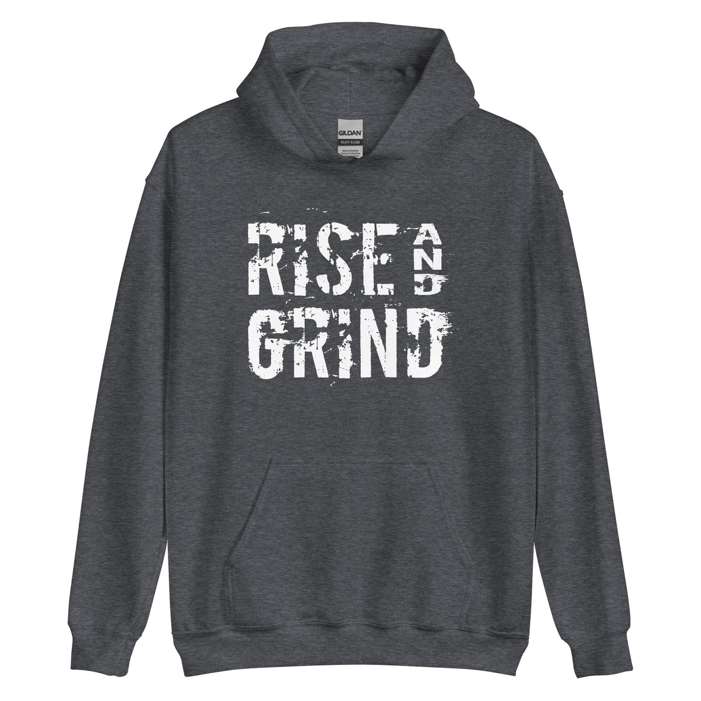 Rise and Grind Bodybuilding FItness Hoodie Motivational Sweatshirt