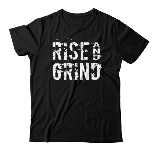 Women's Rise and Grind Fitness Motivational T-Shirt Tactical Grind