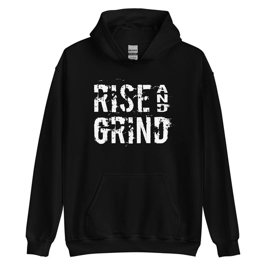 Rise and Grind Bodybuilding FItness Hoodie Motivational Sweatshirt