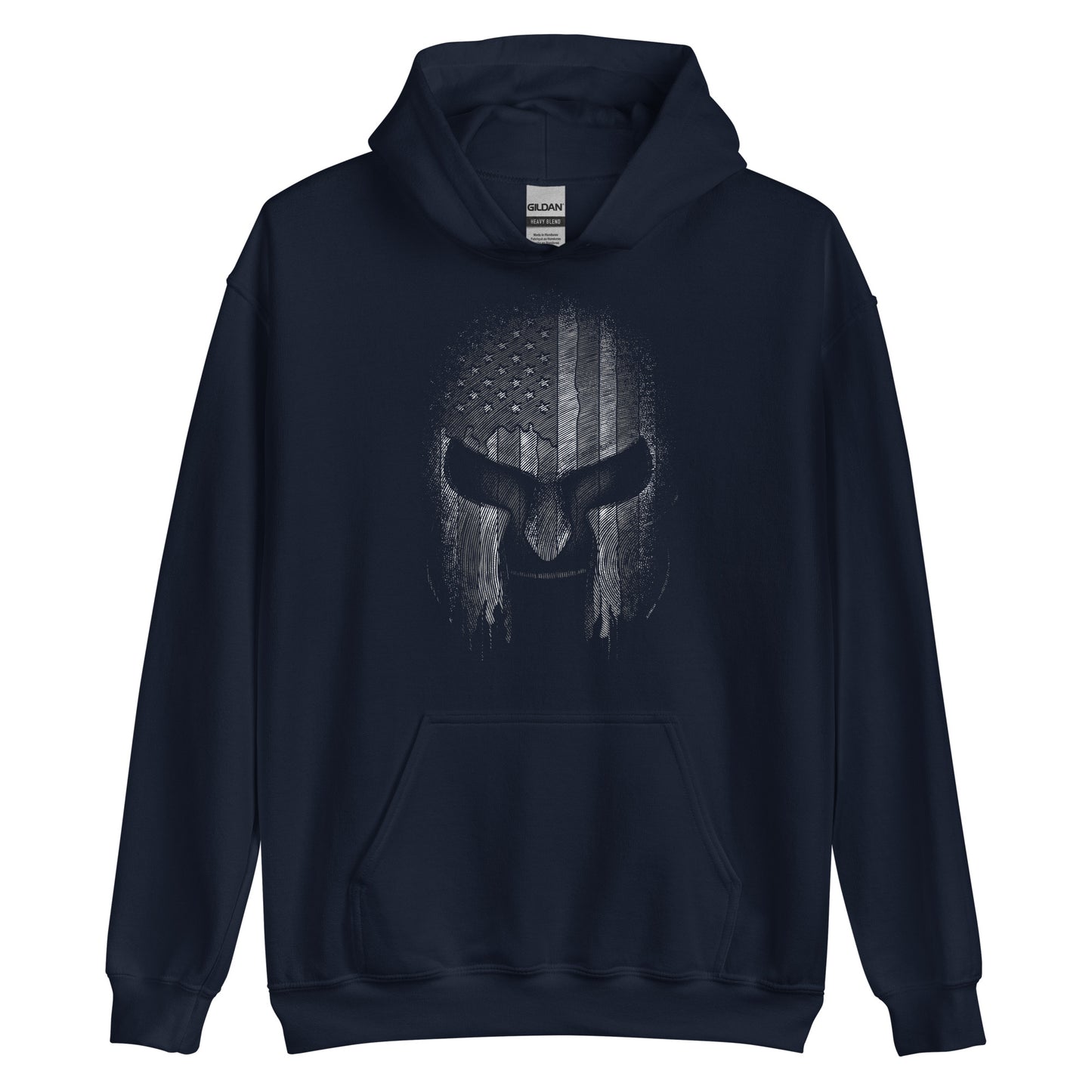 American Spartan Warrior USA Flag Fitness Training Fighter Hoodie Sweatshirt