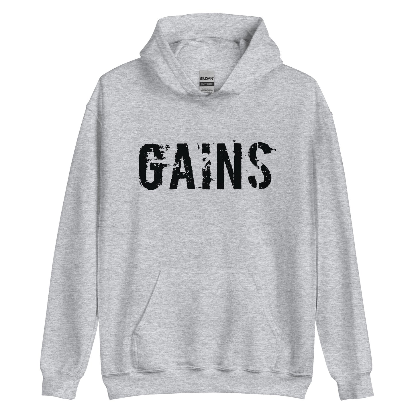 Gains Bodybuilding Fitness Hoodie Sweatshirt