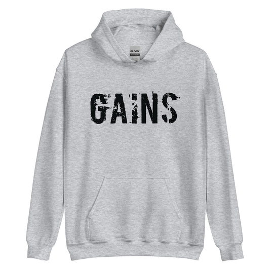 Gains Bodybuilding Fitness Hoodie Sweatshirt